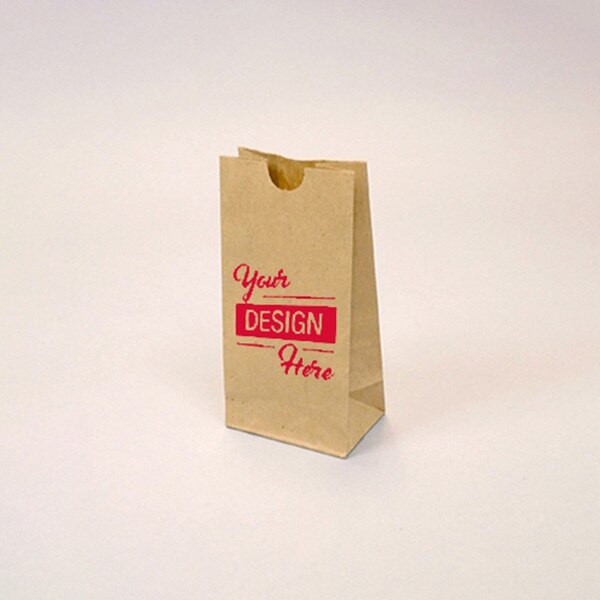 Custom-Printed Natural Kraft 2-lb G
